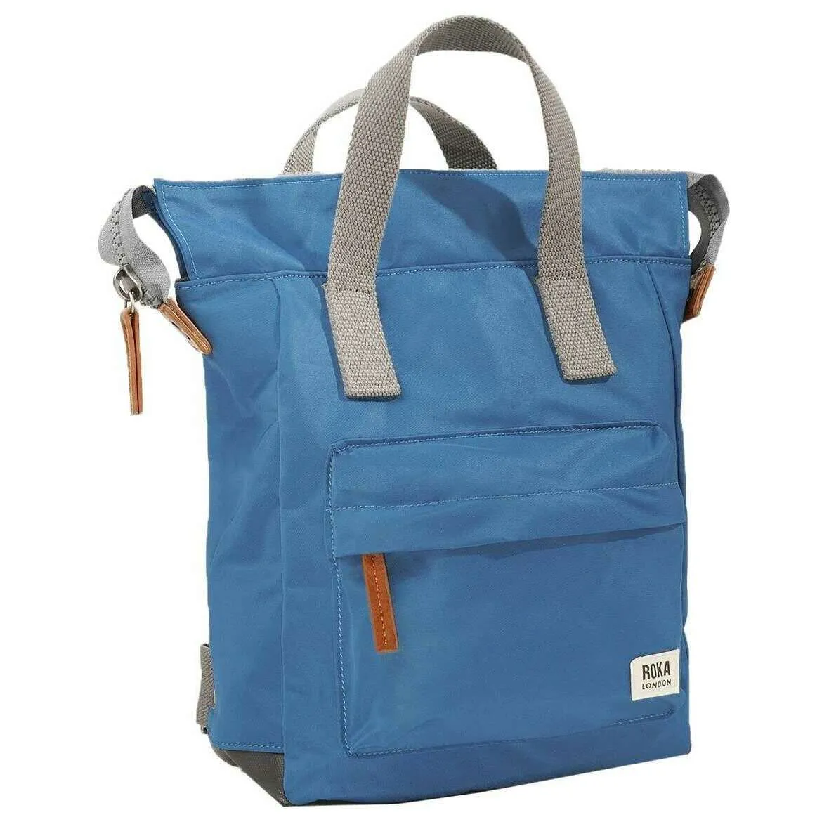 Roka Bantry B Small Recycled Nylon Backpack - Seaport Blue